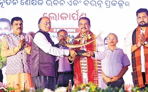 Union Education Minister Dharmendra Pradhan at the CUO on Saturday.