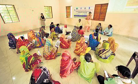 Capacity building of women farmers on climate-resilient paddy cultivation in Ganjam under ECRICC.