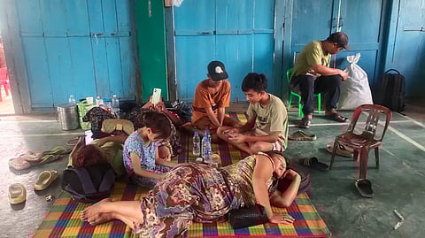 The refugees started arriving in Mizoram from Thursday after observing the movement of armed rebels and apprehending fresh trouble.