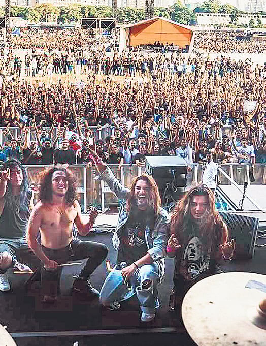 Opening act for Guns N’ Roses
 in Mumbai | GATC on Instagram 