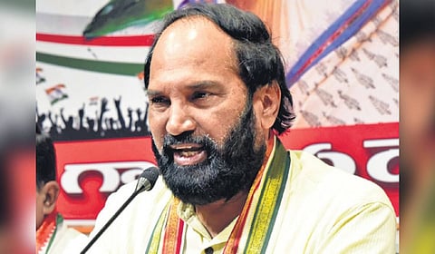 Irrigation Minister N Uttam Kumar Reddy