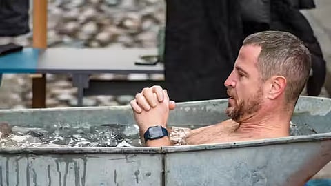 Ice baths.
