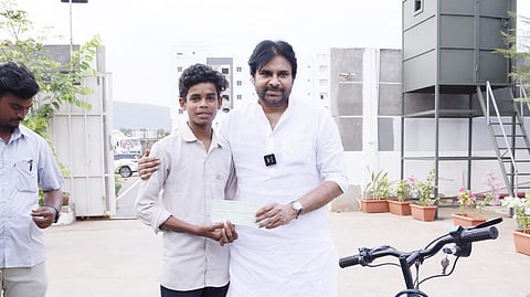 Andhra Deputy CM Pawan applauds student's eco-friendly e-bike innovation
