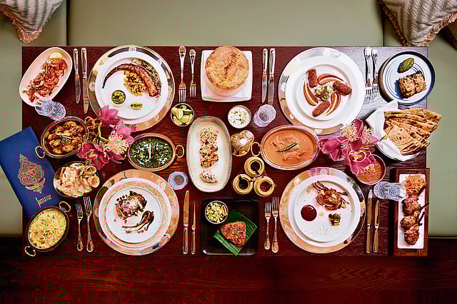 a spread at Jamavar