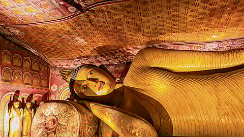 the reclining Biddha