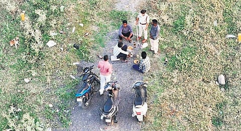 Guntur police launch intensified surveillance with drones and strengthened patrol operations in the city 