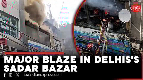 Fire breaks out at Old Delhi's Sadar Bazar
