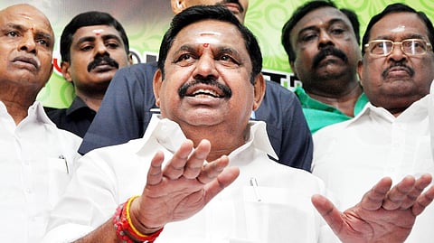 AIADMK General Secretary Edappadi K Palaniswami.