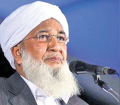 Sheikh Habib Umar with Kanthapuram A P Aboobacker Musaliyar