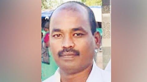 Police said the deceased was identified as S Manivasagam, a native of EVR Street in Vangal, Karur.