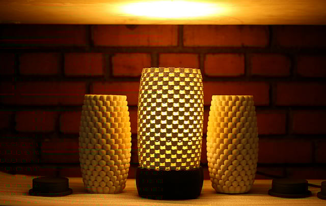 3D-printed art pieces by FabCeramics