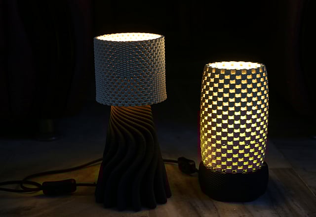 3D-printed art pieces by FabCeramics