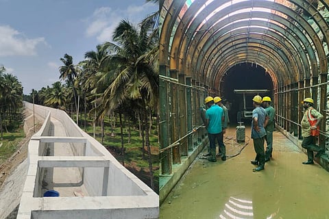 First phase of the Moolathara Right Bank Canal extension project, touted as Kerala’s largest community-based micro-irrigation initiative, is nearing completion.