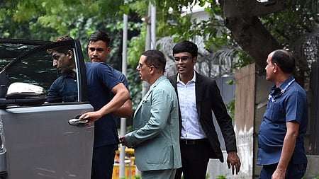 FILE | Robert Vadra coming out from ED office, in New Delhi .