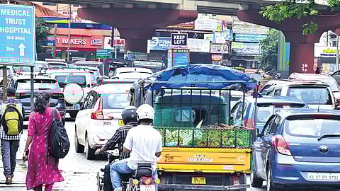 A large section of daily commuters have shifted to Kochi Metro with the pothole-riddled roads and incessant rains causing traffic gridlock across the city 