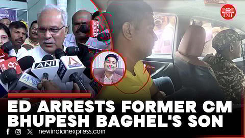 'They are targeting my son because we are fighting Adani ': Bhupesh Baghel after his son's  arrest