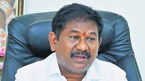 Social Welfare Minister Dola Sree Bala Veeranjaneya Swamy.