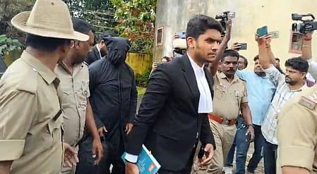 SIT chief DGP Pronab Mohanty and DIG MN Anucheth visited the SIT office in Belthangady on Sunday