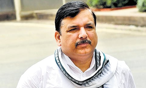 Aam Aadmi Party (AAP) and Rajya Sabha MP Sanjay Singh
