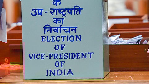 The Election Commission of India, under Article 324, is mandated to conduct the election to the office of the Vice-President of India. The election to the office of the Vice-President of India is governed by the Presidential and Vice-Presidential Elections Act, 1952.