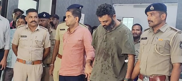 The accused in police custody
