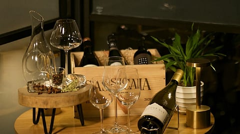 A wine romance at district150 by Quorum