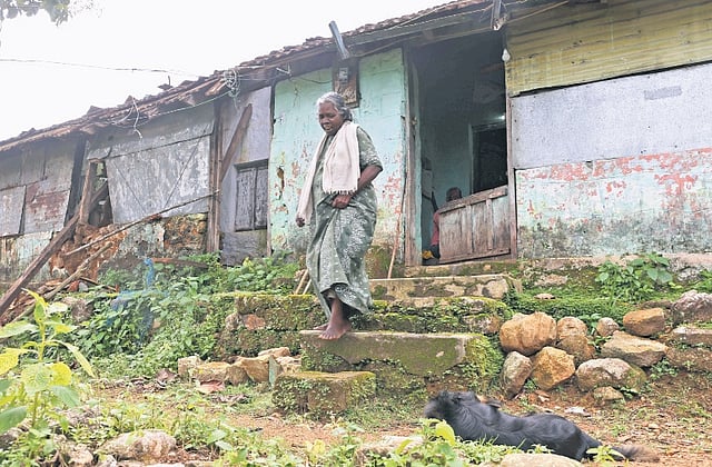 Saraswathi S, 73, a cancer patient living at the Bonacaud estate