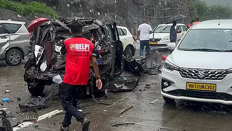 Preliminary reports suggest that the truck suffered a brake failure, causing the driver to lose control.