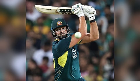 David brought up his first international century from the final ball of the match with his sixth boundary.