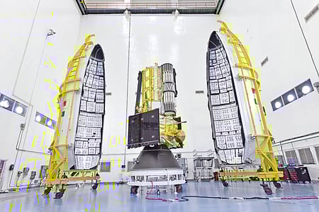 At the end of the 27.30-hour countdown, the 51.7 metre-tall launch vehicle carrying the 2,393 kg satellite majestically lifted off from the second launch pad at the Satish Dhawan Space Centre in Sriharikota. 