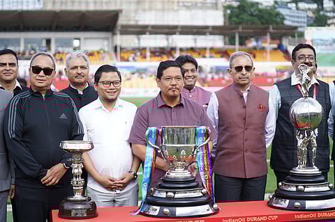 Meghalaya chief minister Conrad K Sangma inaugurates the 134th Edition of Durand Cup in Shillong 