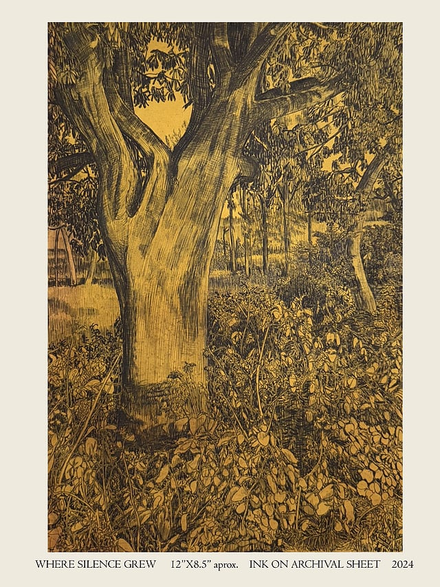 One of the artworks at the exhibition 
