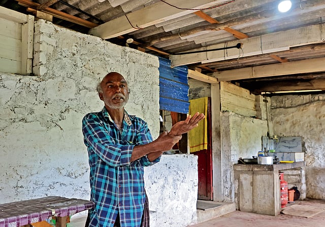Selvaraj T, 62, survived a snakebite recently