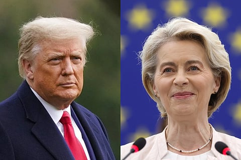 Trump, von der Leyen hold crunch talks in Scotland to avert $1.9 trillion EU-US trade clash