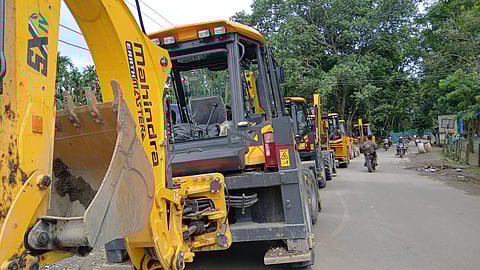 The families whose houses are being demolished belong to the Muslim community, while those from Bodo, Nepali, Manipuri and other communities were exempted, citing possession of FRC certificates. 