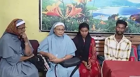 Nuns Preetha Mary and Vandana Francis