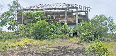 Parthi Subba Yakshagana Kalakshetram at Mujangavu lies in a dilapidated state, despite 90% of civil work being completed back in 2013.