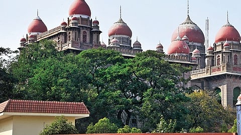 A view of the Telangana High Court in Hyderabad.