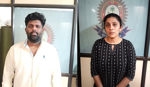 Krishna Raj and Swetha Babu.