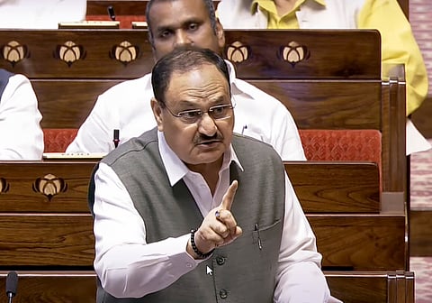 Congress-led governments lacked political will to act against Pakistan despite terror attacks: J P Nadda
