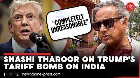 Shashi Tharoor warns Trump’s 25 per cent tariff could 'destroy' India-US trade