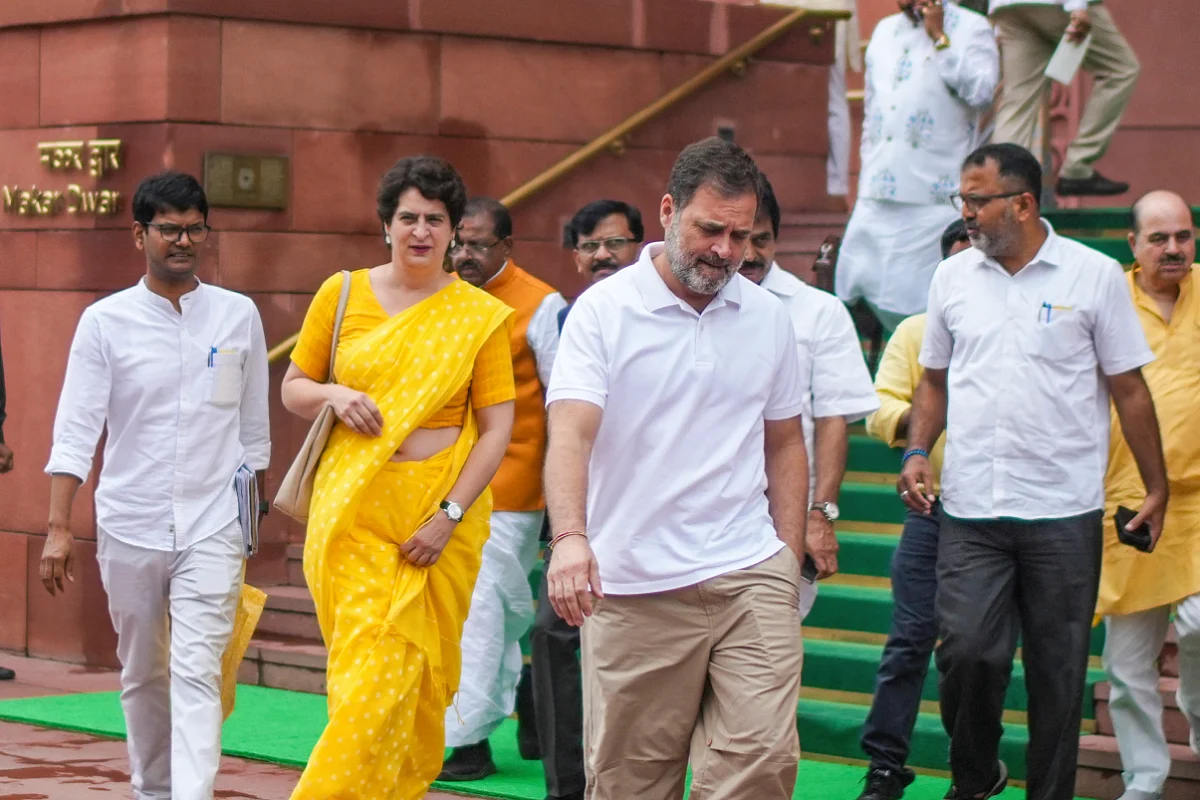 BJP slams Rahul Gandhi for echoing Trump’s ‘dead economy’ remark, calls it a ‘shameful insult’ to Indians