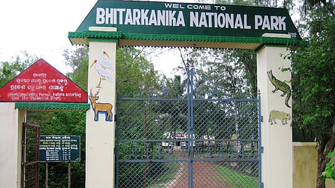 The main gate of bhitarkanika