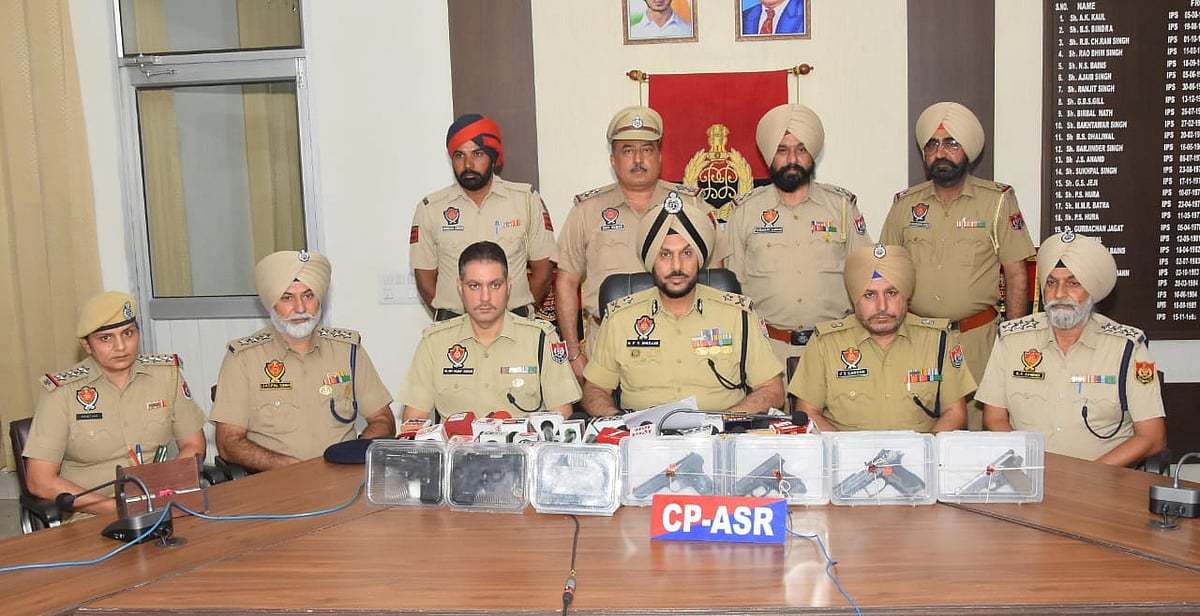 Punjab police dismantles cross-border arms smuggling rings, arrests four, including juvenile Punjab police dismantles cross-border arms smuggling rings, arrests four, including juvenile
