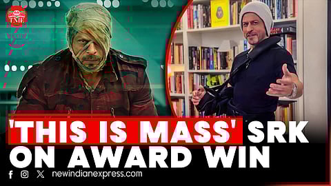 Shah Rukh Khan thanks everyone for the national award win with a broken arm