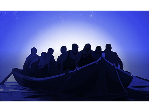 The boat had left from the Djibouti port town of Obock with more than 300 people were on board and was trying to cross the Bab el-Mandeb Strait when it went down on Tuesday.