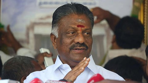 Head of AIADMK Cadres Rights Retrieval Committee, O Panneerselvam.