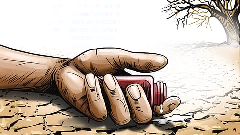 Andhra farmer attempts suicide over land dispute