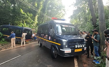 During searches by the SIT in connection with the burial case, weapons and a gun were seized and he is accused of illegally possessing them.