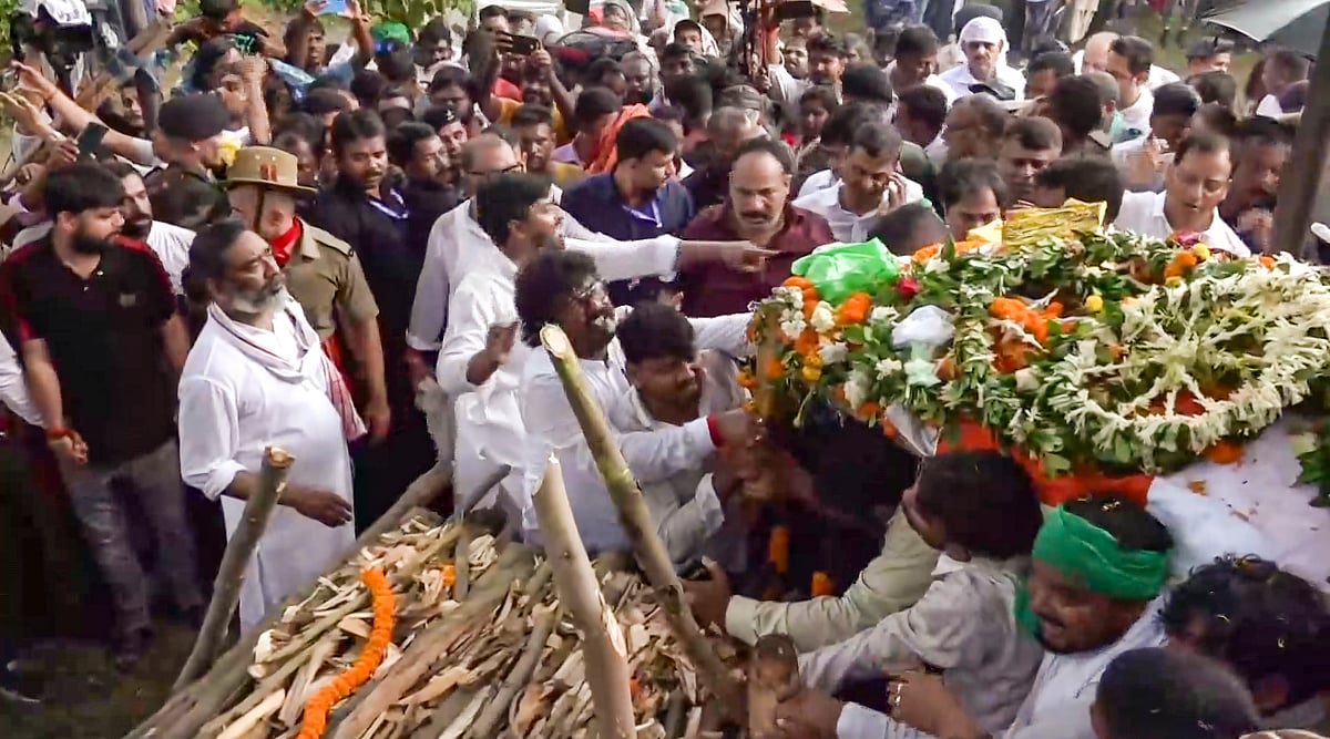 Shibu Soren, Jharkhand Leader, Cremated with State Honors in Nemra